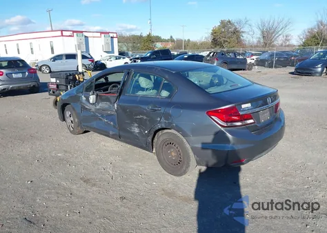 2013 Honda Civic Lx z USA, uszkodzony, nr VIN 2HGFB2F52DH571883